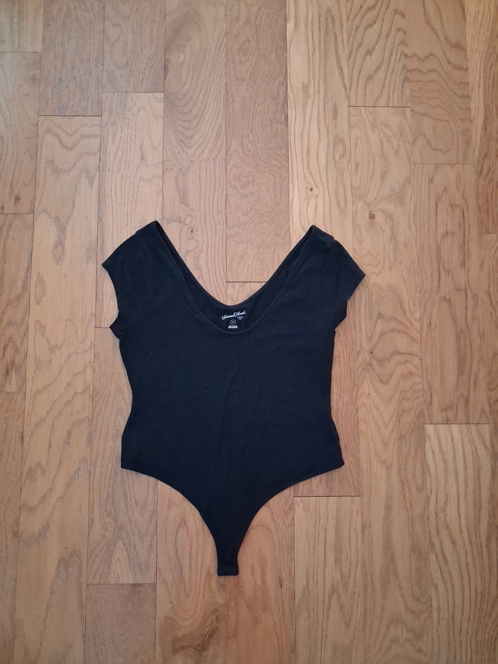 Universal Thread Black Scoop Neck Bodysuit